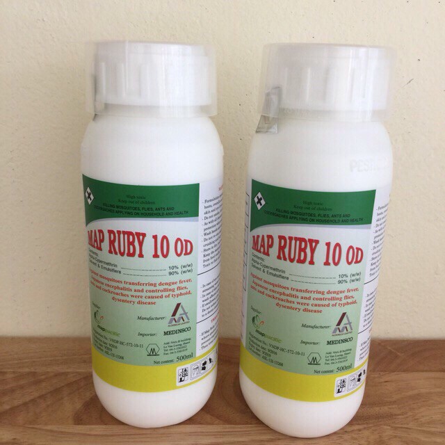 Thuốc diệt côn trùng MAP RUBI 10 OD chai 500 ml