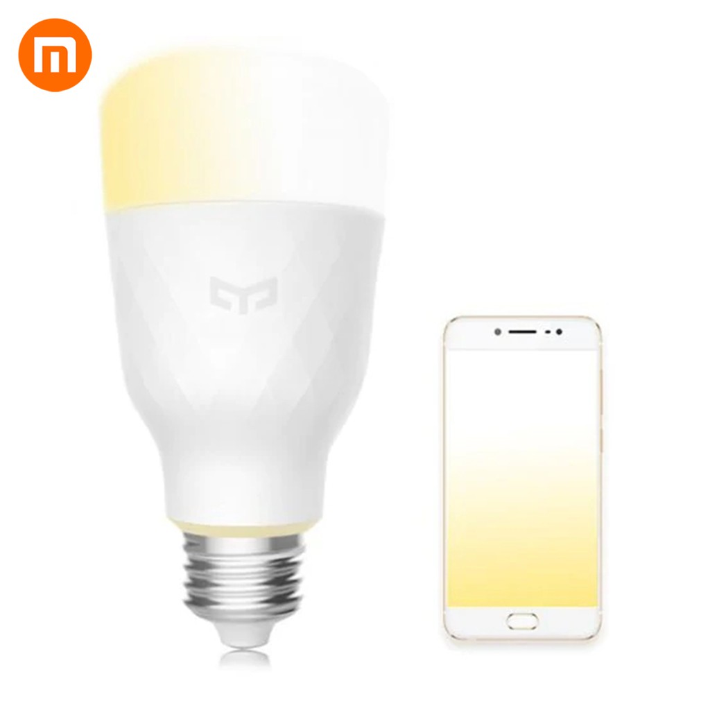 Bóng đèn LED thông minh Xiaomi Yeelight E27 trắng và trắng ấm 1700k-6500K điều khiển từ xa WiFi qua ứng dụng Mi Home