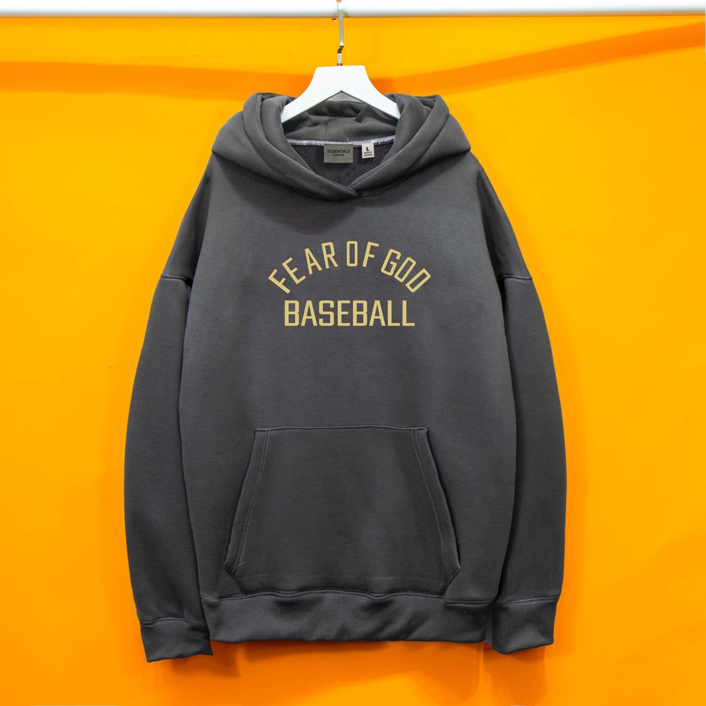 Áo nỉ HOODIE Fear of god baseball Hogoto shop ,Áo hoodie nỉ bông cotton unisex