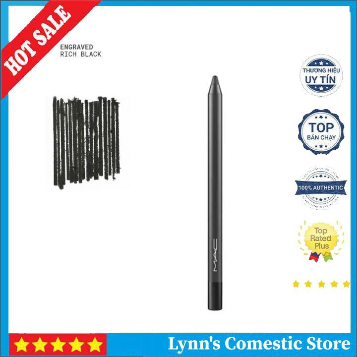 Chì Kẻ Mắt MAC Powerpoint Eye Pencil Màu Đen - Engraved