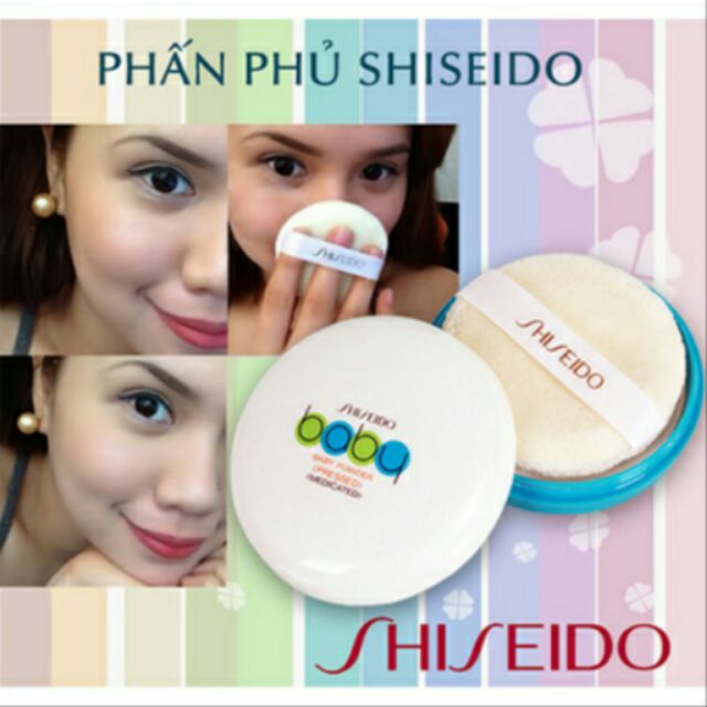 Phấn phủ kiềm dầu Shiseido