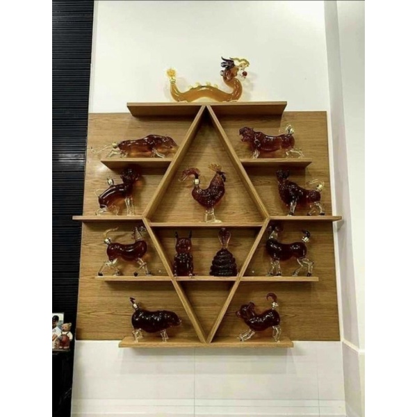 Vỏ chai rượu hình 12 con giáp *BAO BỂ VỠ*