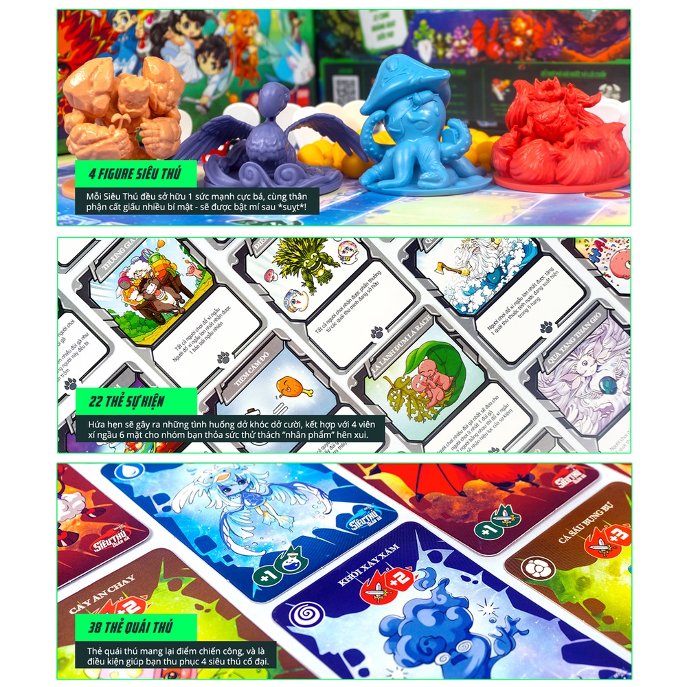 Board Game Lớp Học Mật Ngữ - Siêu thú Ngân Hà - Bộ Đồ Chơi Nhập vai Cực vui cho cả nhà - Đồ Chơi Trí Tuệ MecoMart