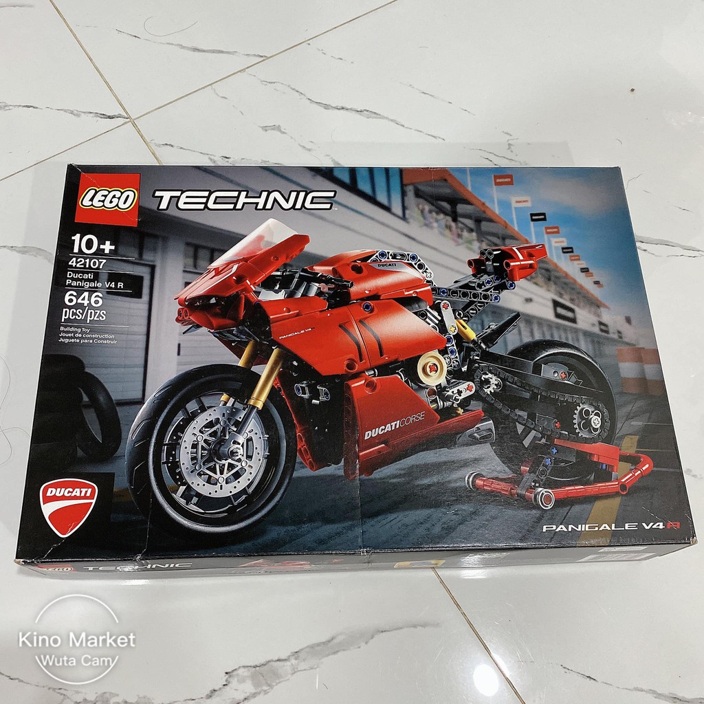 Đồ chơi lắp ráp LEGO TECHNIC Siêu mô tô Ducati Panigale V4 R 42107