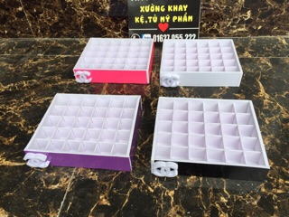 Khay đựng son 30 ô đủ màu
