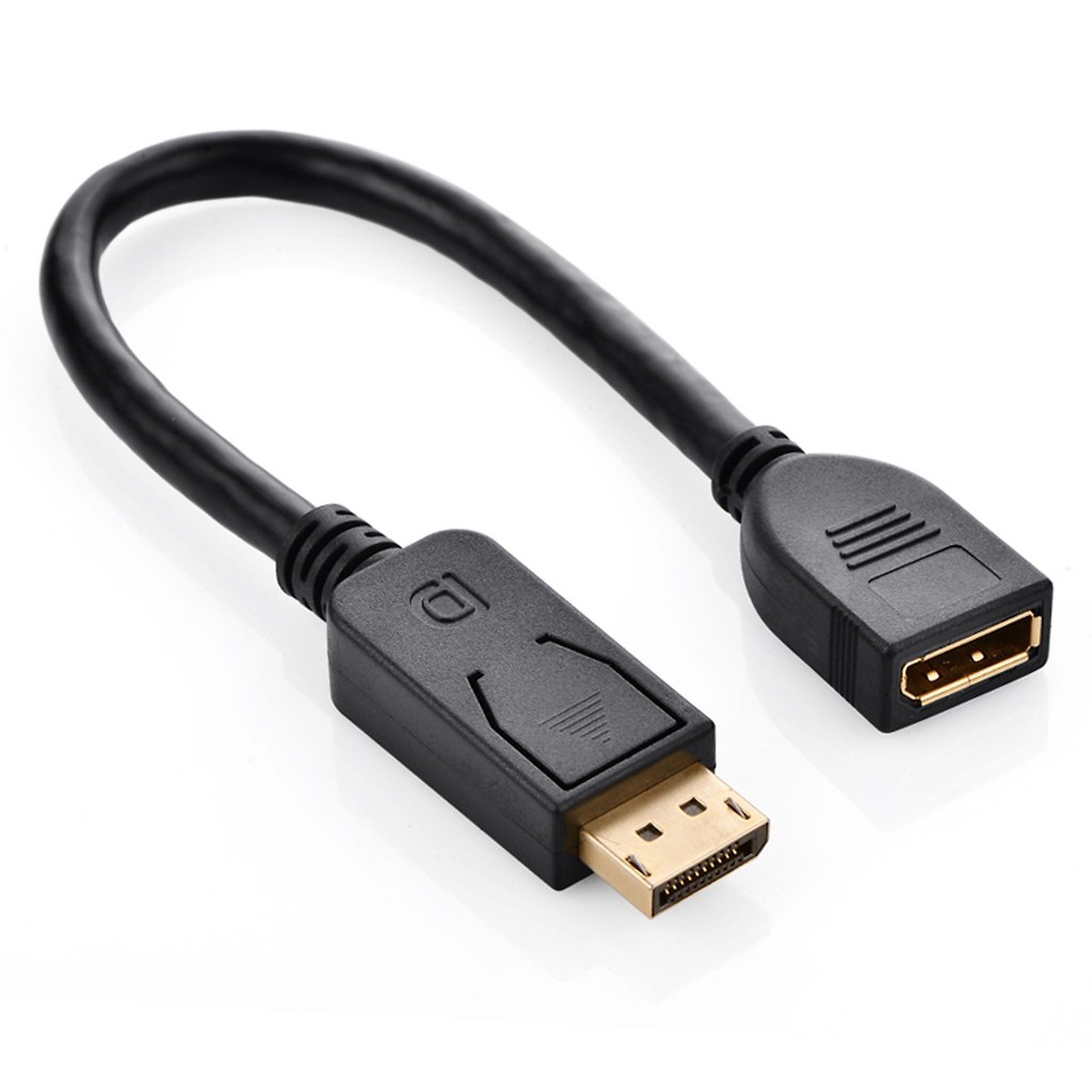 Cáp Displayport nối dài 1 đầu đực sang 1 đầu cái dài 25cm UGREEN 20407 - Bbảo hành Chính Hãng