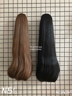 Tóc giả ngoặm thẳng cụp