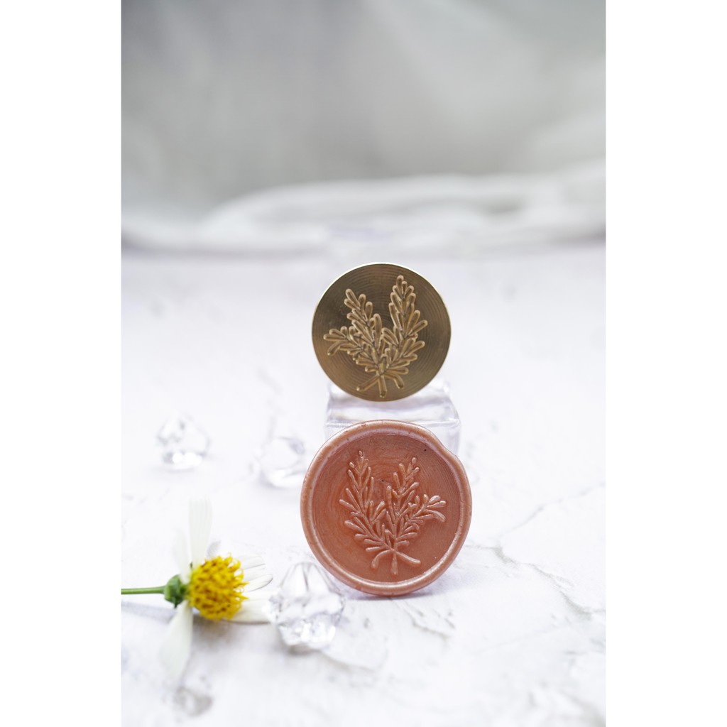 Con dấu sáp niêm phong - hình nhánh Rosemary