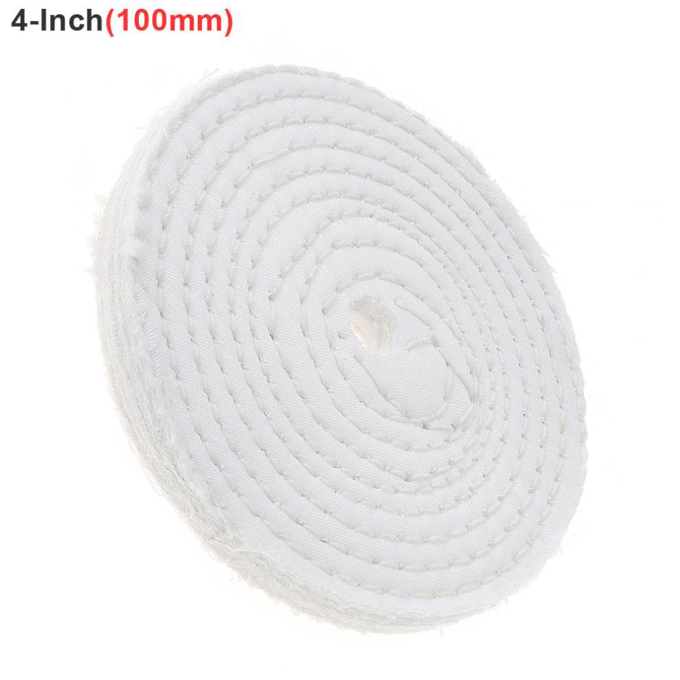 Vải Cotton Chữ T Đánh Bóng Bánh Xe Hơi 4 Inch