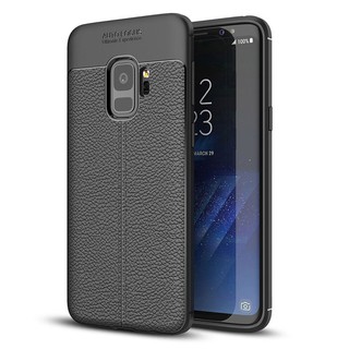 Ốp lưng Samsung S9 silicon giả da Auto Focus