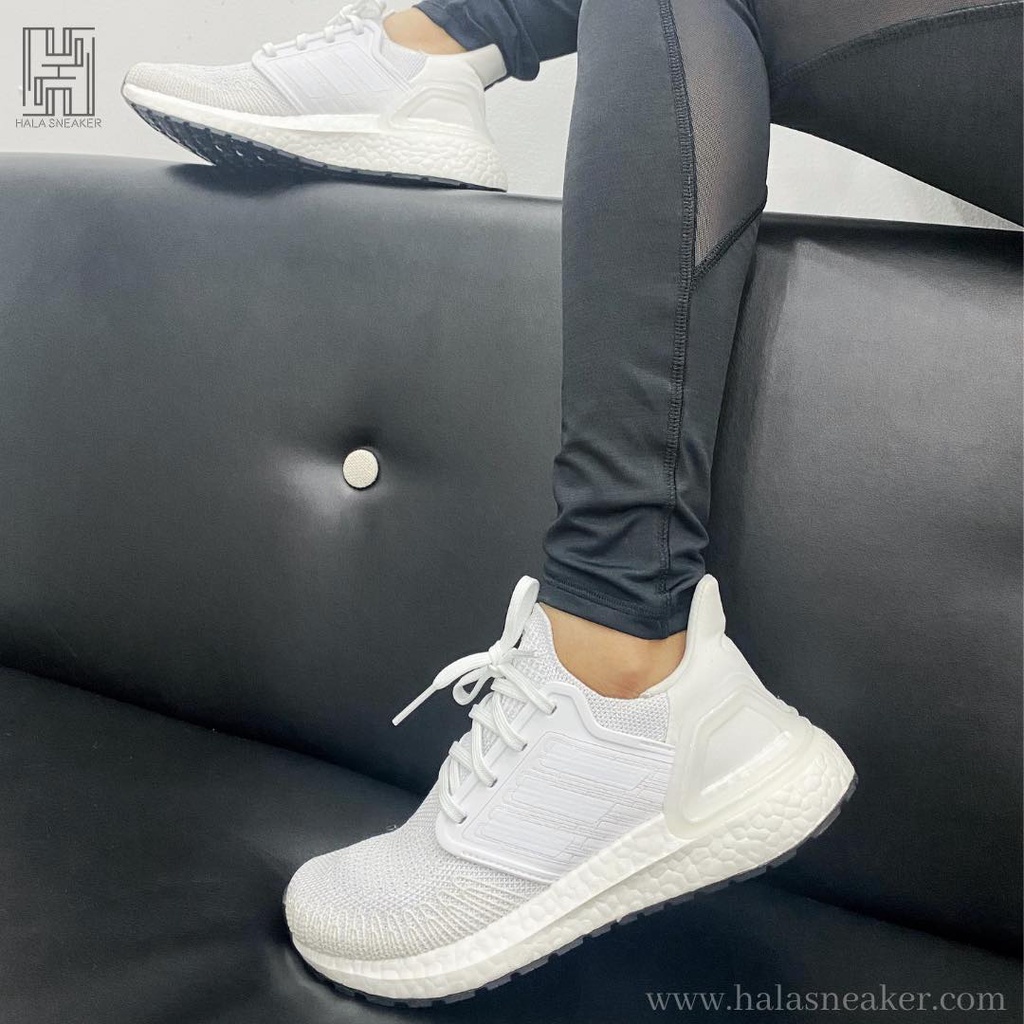 Giày Adidas Ultra Boost Auth Chính Hãng- Giày Thể Thao Adidas Ultraboost 20 Allwhite EF1042 - EG0713 -Halasneaker.com