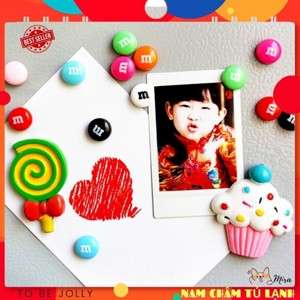 Nam Châm Tủ Lạnh 3D Thông Điệp Chữ M Trang Trí Bàn Học, Bàn Làm Việc, Đính Note MIRA-3D68005