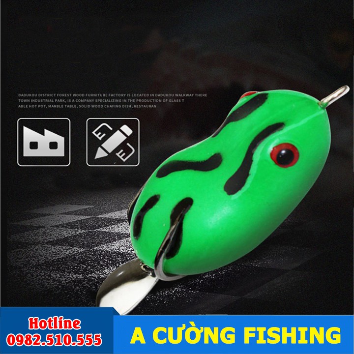 Mồi câu lure cá lóc Thái Lan - SUPER FROG A CƯỜNG