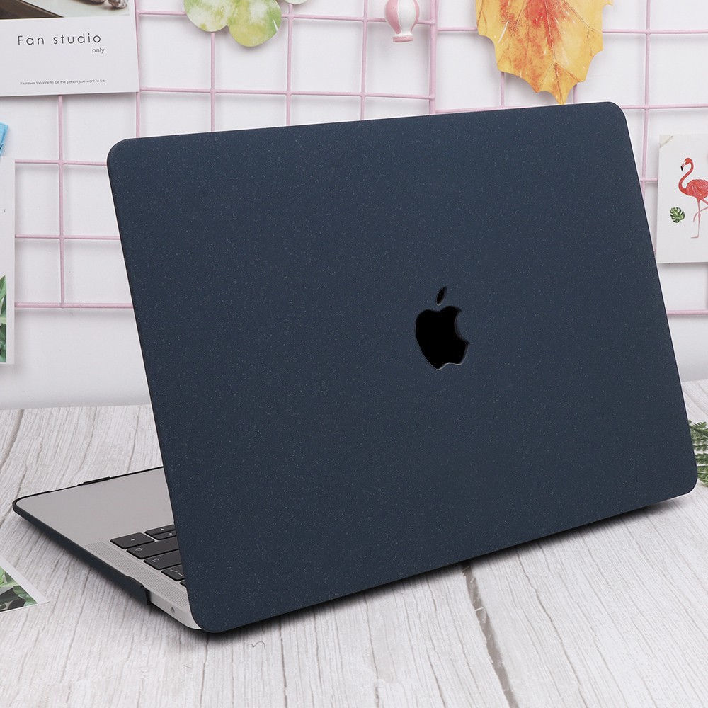 ốp,case cho macbook 13 in màu xanh đen( tặng kèm nút bịt bụi+ kẹp chống gãy sạc)