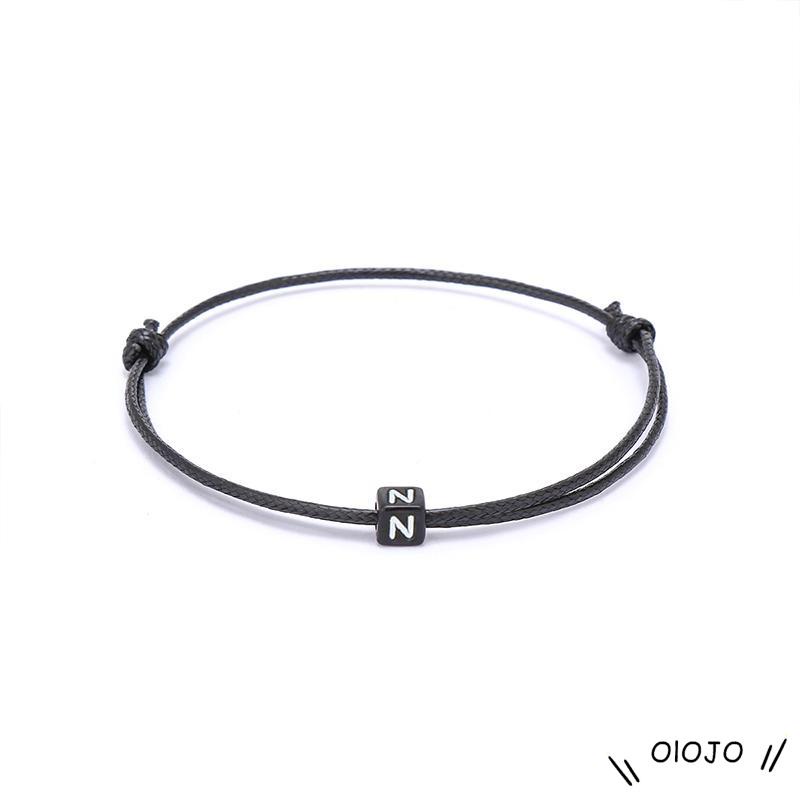 (Ojo.Vn) Vòng Tay Hai Bánh Trượt Kép Chống Thấm Nước / Tên Ban Đầu / Vòng Tay Tùy Chỉnh Cổ Điển