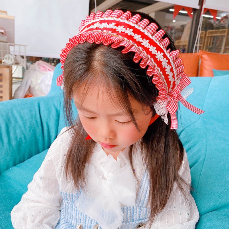 Băng Đô Ren Hoa Nhiều Màu Sắc Phong Cách Lolita