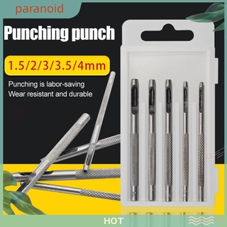Bộ 5 Dụng Cụ Đục Lỗ Dây Nịt Da