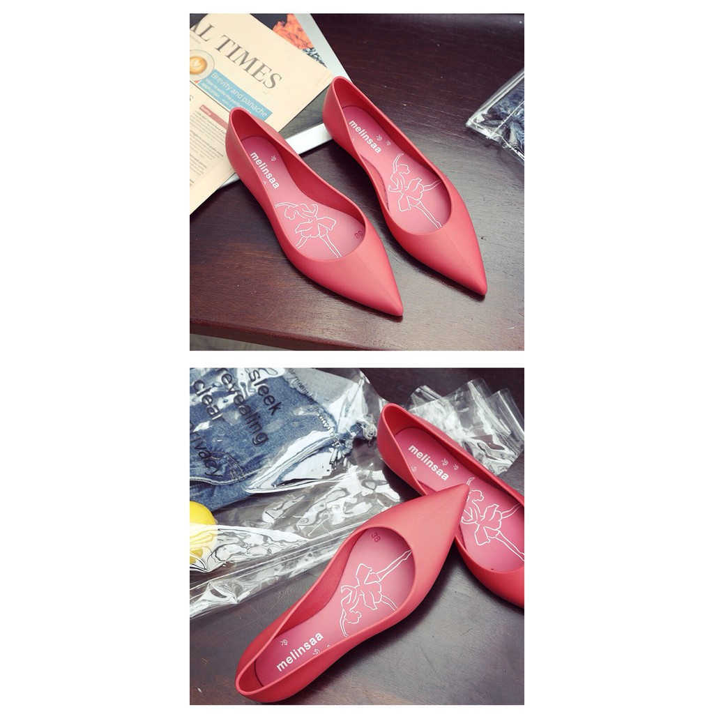 Giày Nhựa Thơm Mũi Nhọn Melinsaa Cao Cấp | BigBuy360 - bigbuy360.vn