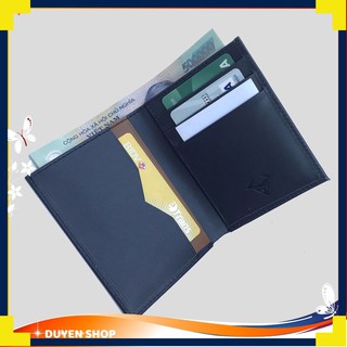 Ví Nam Da Bò Thật Kiểu Đứng - Bảo Hành 12 tháng - Full box | Bóp Nam Đẹp thanhtuyenstore013