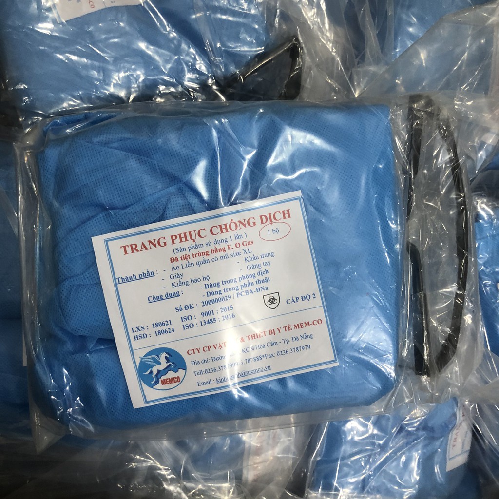 Trang phục chống dịch (dùng 1 lần)