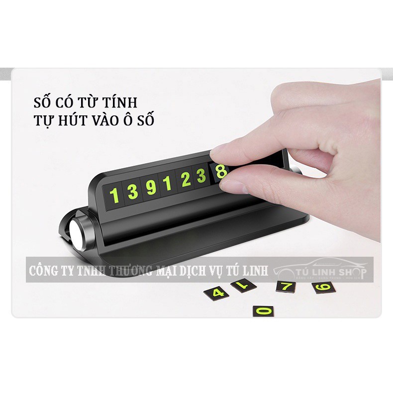 Bảng ghi số điện thoại cho xe ô tô khi dừng đỗ - Có giá đỡ điện thoại | BigBuy360 - bigbuy360.vn