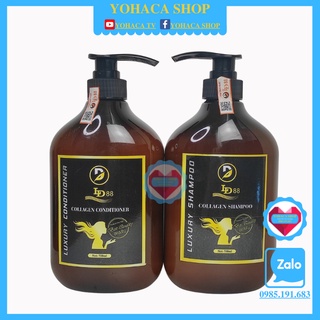 Cặp dầu gội xả ld88 collagen chăn sóc tóc 750ml