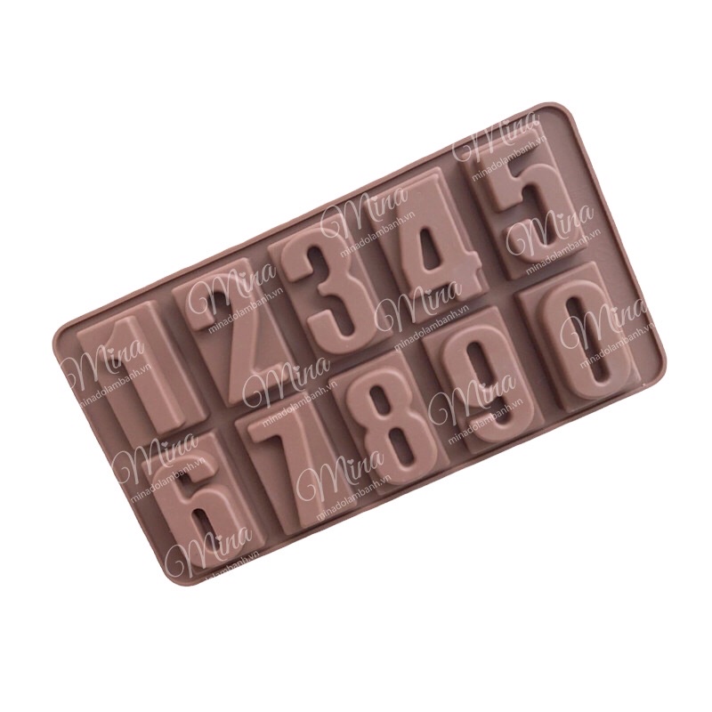 Khuôn Silicone hình Số