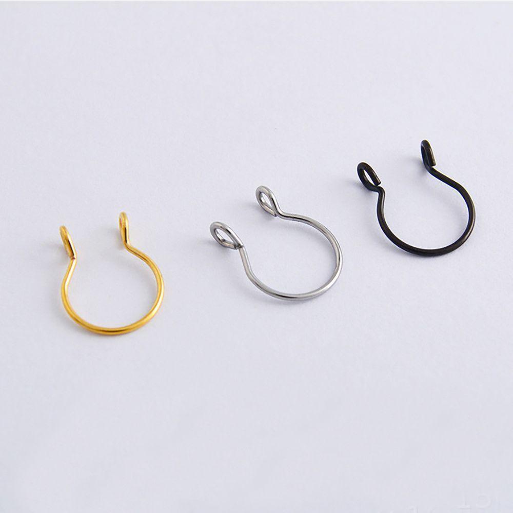 Khuyên Mũi Giả Xỏ Bằng Thép Không Gỉ Cá Tính