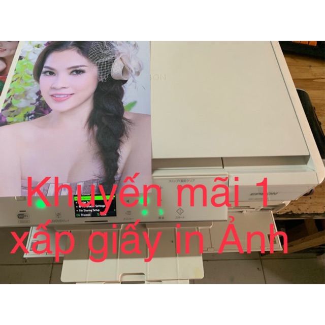 Máy in epson 803a mực đầu siêu mịn  uv in hình thẻ-in bằng điện thoại-laptop không dây ảnh in cực nét và đẹp