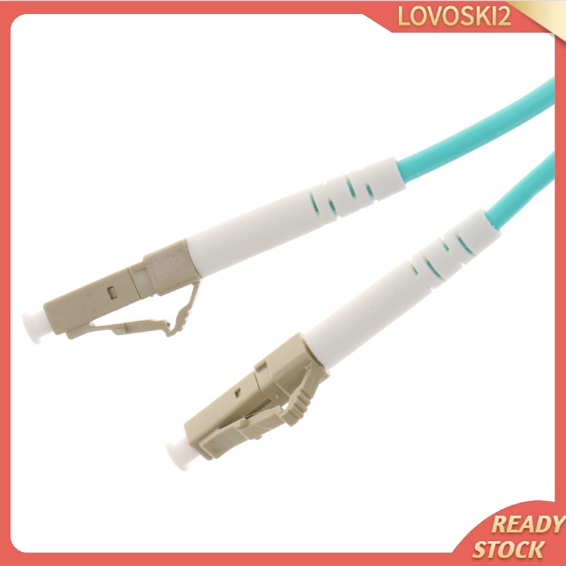 [LOVOSKI2]3Meter LC To LC Fiber Patch Cable Cord Jumper Duplex Connector Dual Core