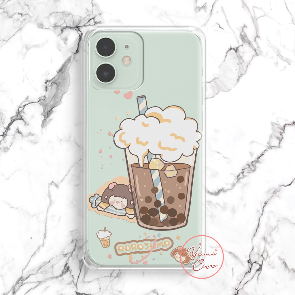 Ốp điện thoại cho Iphone Samsung Vsmart Oppo Huawei Xiaomi Vivo Nokia Realme Poco Redmi Fanta trà  Yumi Case