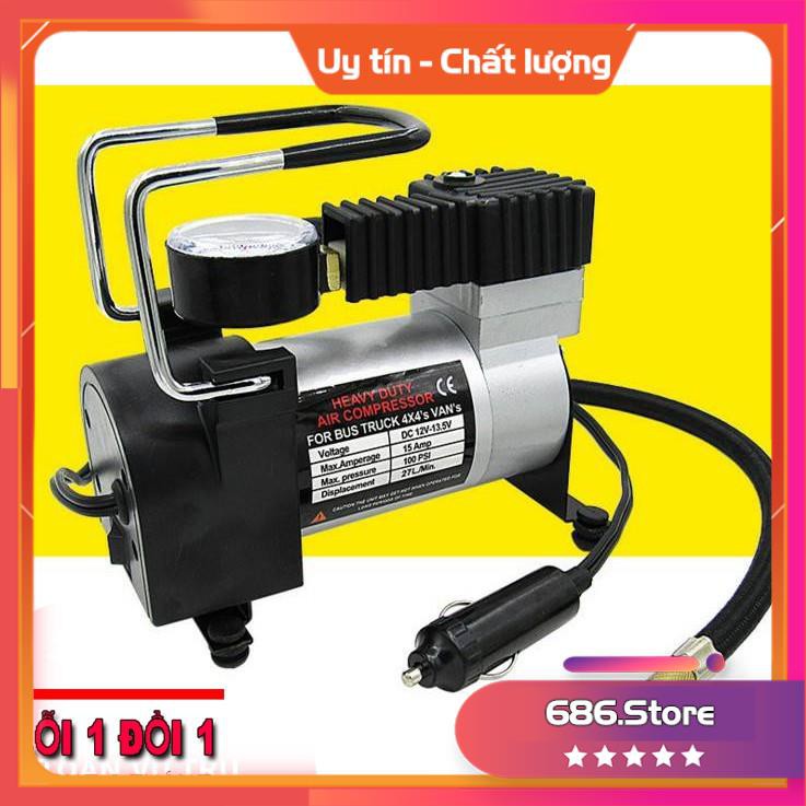 MÁY BƠM LỐP OTO CAO CẤP 2 XI LANH 12V