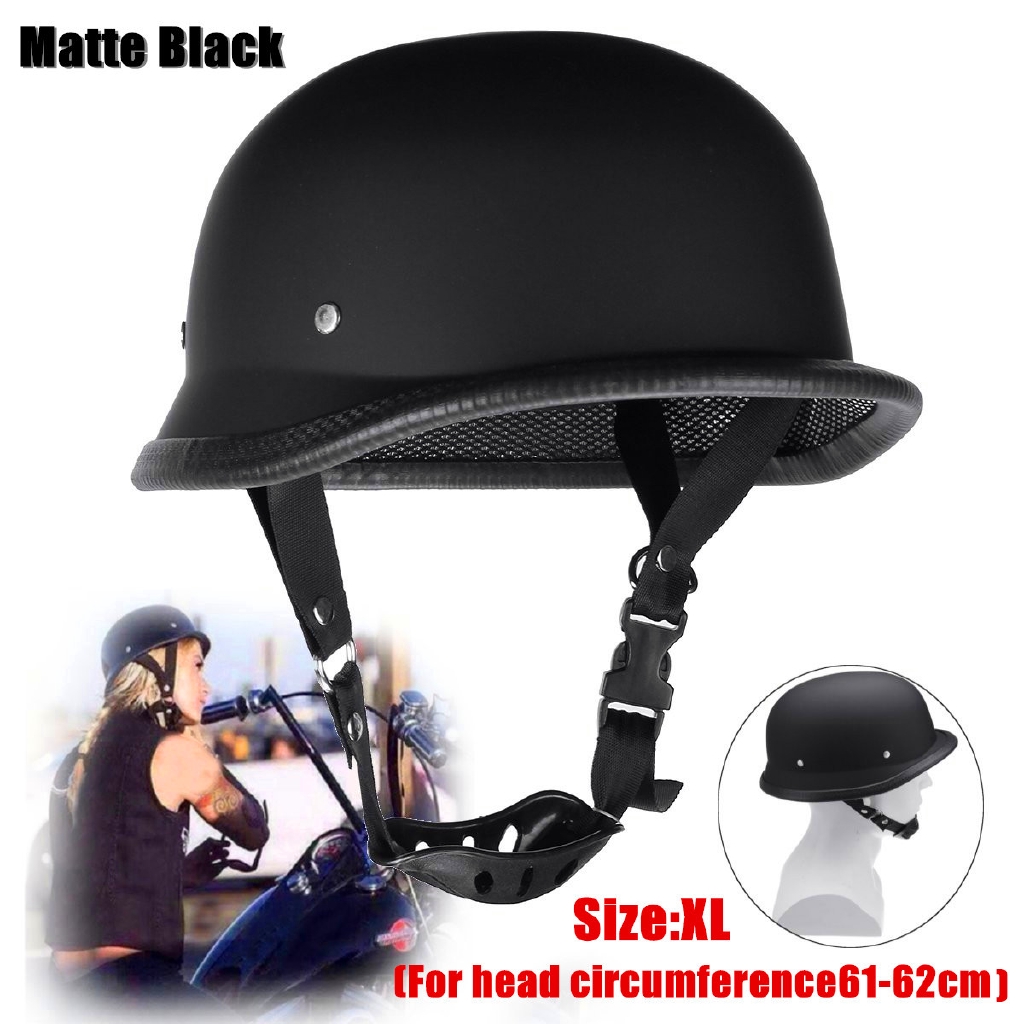 Nón bảo hiểm đội nửa đầu phong cách Đức hợp thời trang cho chạy xe mô tô M/L/XL