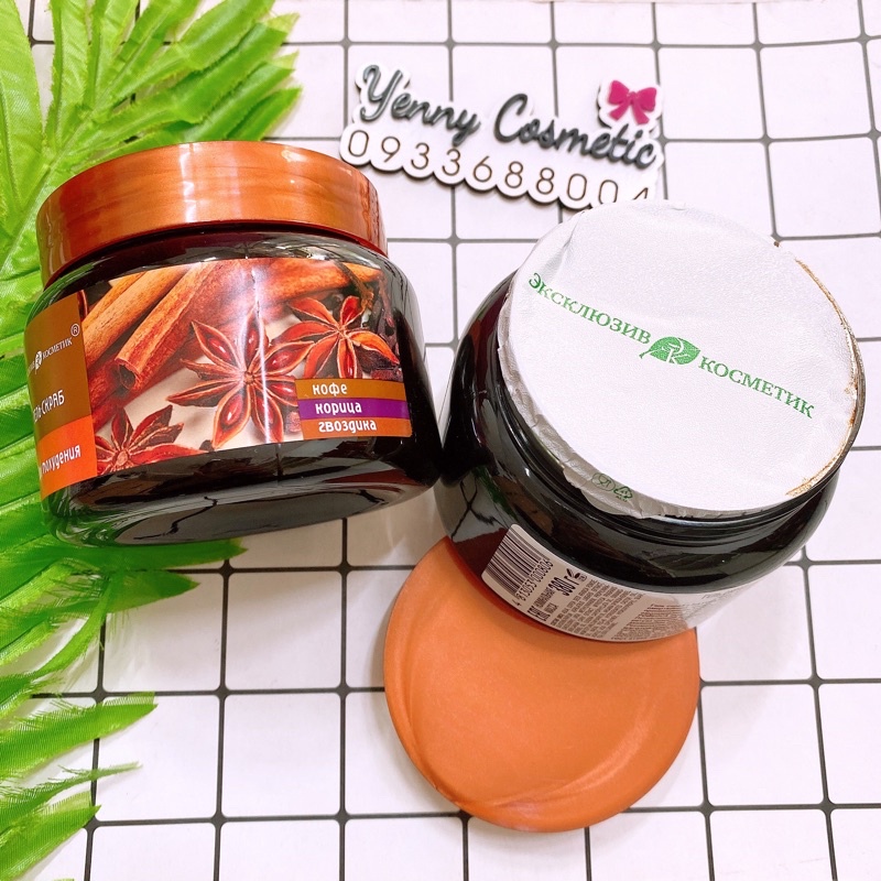 Tẩy Tế Bào Chết Quế Hồi Gel Scrub Coffee Cinnamon Cloves 380g