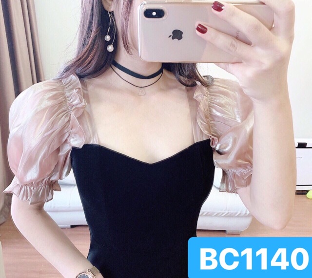 Đầm body thun gân khoét vai TRIPBLE T DRESS - Free size - MS20HD