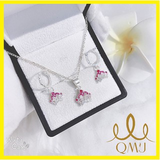 💖freeship50k - bộ bạc cho bé - bộ vương miện bé iu bạc 925 cao cấp