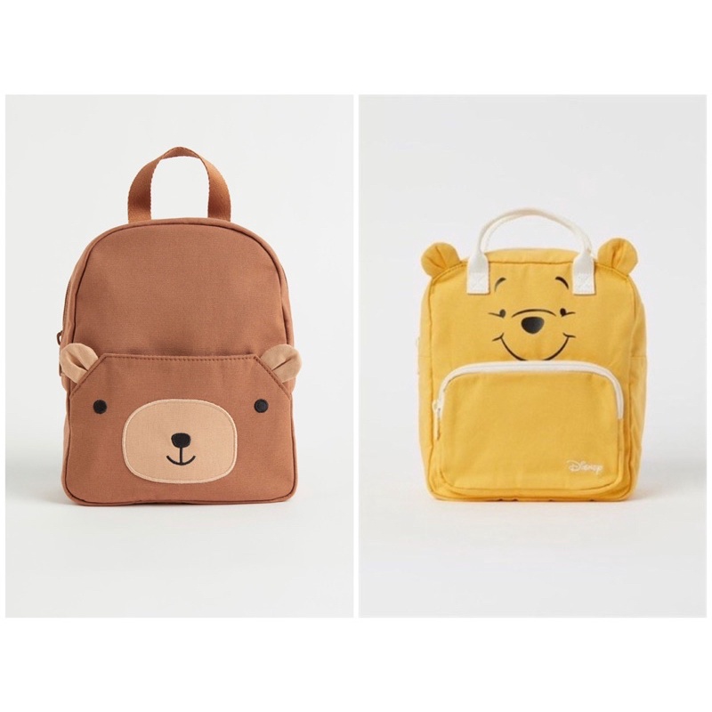 Balo mickey và gấu pooh hàng cao cấp chuẩn UK(9x19x22cm)