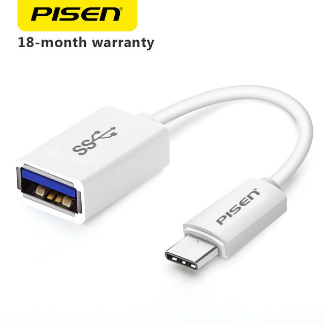 Đầu chuyển đổi OTG PI.SEN 2.0 3.0 Type C sang USB A và USB sang Type C sạc, truyền dữ liệu tốc độ ca