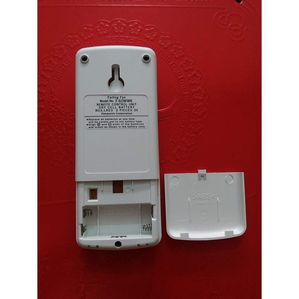 ĐIỀU KHIỂN QUẠT TRẦN 5 CÁNH KDK F60WS , PANASONIC F-60WWK CHÍNH HÃNG