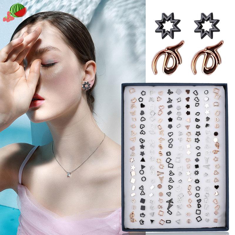 Set 100 Đôi Bông Tai Đáng Yêu