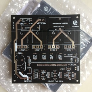 DIY bo mạch kích điện 350VDC - 220VAC sóng sin chuẩn