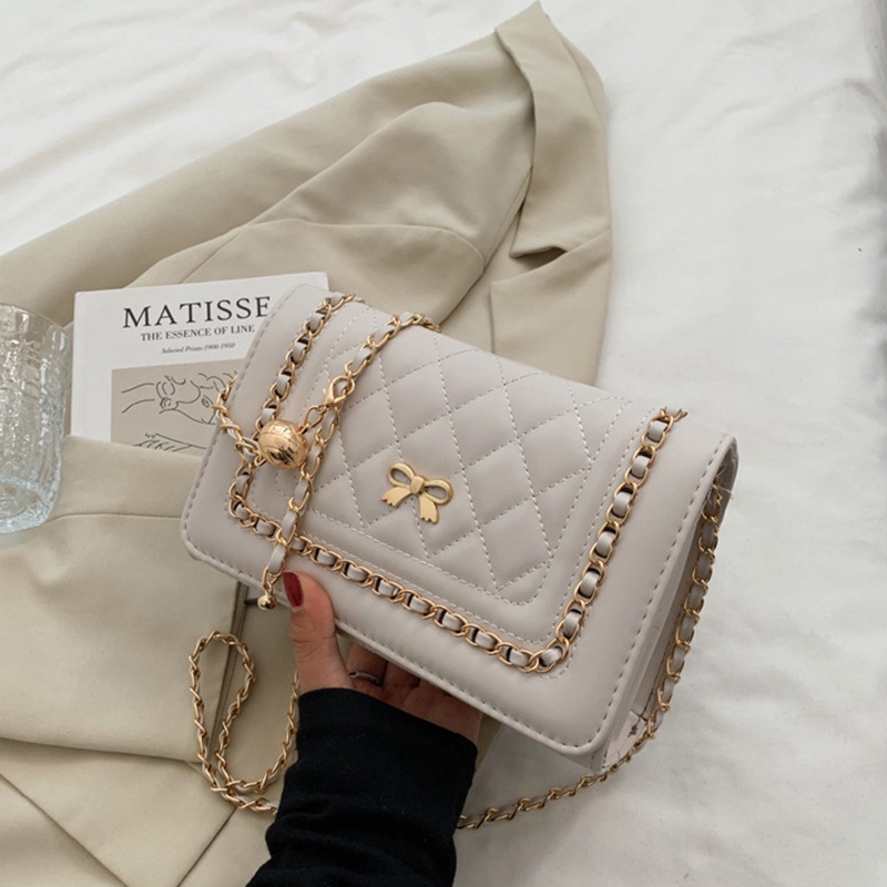 Túi đeo chéo vai họa tiết hình thoi thời trang sành điệu cho nữ