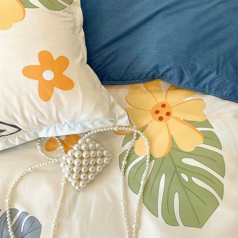 Bộ cotton poly hàn quốc Bo Decor 4 món đủ kích thước