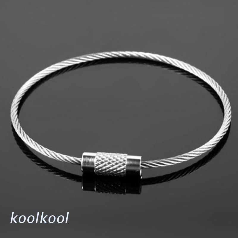 Vòng Dây Bằng Thép Không Gỉ Dùng Móc Chìa Khóa Tiện Dụng