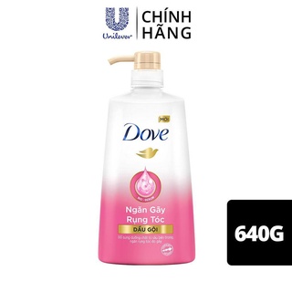 Dầu gội ⚠️ freeship⚠️ dove ngăn gãy rụng tóc tinh chất dưỡng tóc bioserum cho tóc chắc khỏe x5 640g