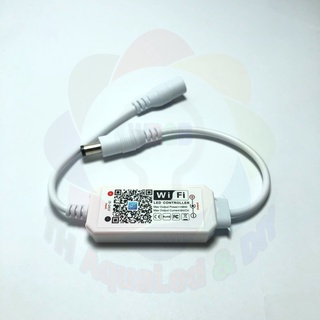 Controller Wifi điều khiển đèn LED đơn sắc. Bộ điều khiển 1 kênh dùng app điện thoại thông minh.