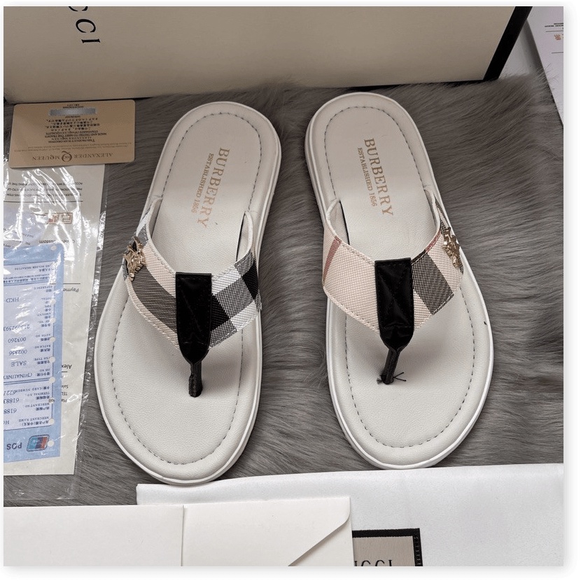💗MILANO SHOES💗 Dép da nam tông sỏ ngắn tông bắp trắng giá tại kho, đẹp thời trang mẫu mới nhất
