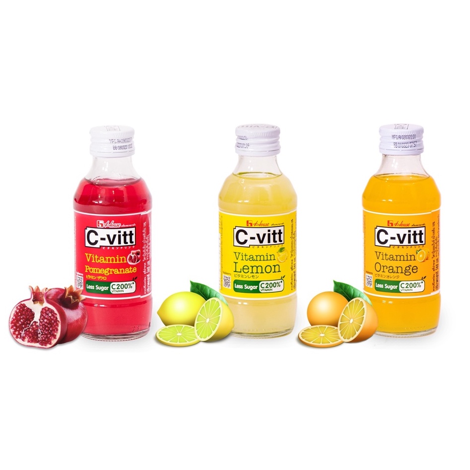 TPBS C-vitt vị chanh, cam, lựu - Bổ sung Vitamin C - Tăng đề kháng, giảm stress, sáng da tự nhiên