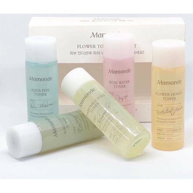 Nước Hoa Hồng Mamonde Flower Toner Trial Kit (5 items) | BigBuy360 - bigbuy360.vn