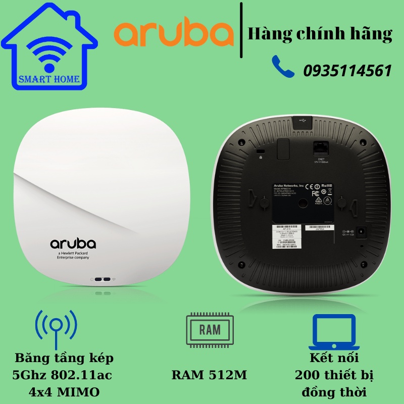 Bộ phát wifi Aruba instant IAP 315 hàng chính hãng